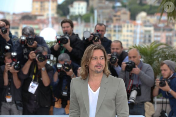 Brad Pitt au festival de Cannes le 22 mai 2012