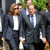 Valérie Trierweiler et François Hollande en visite à Washington, le 18 mai 2012.