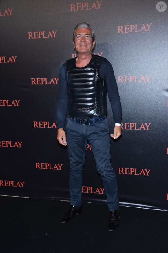 Cesare Paciotti lors de la soirée Replay à l'hôtel Martinez. Cannes, le 22 mai 2012.