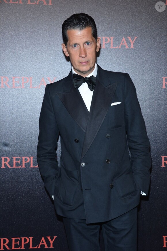 Stefano Tonchi lors de la soirée Replay à l'hôtel Martinez. Cannes, le 22 mai 2012.