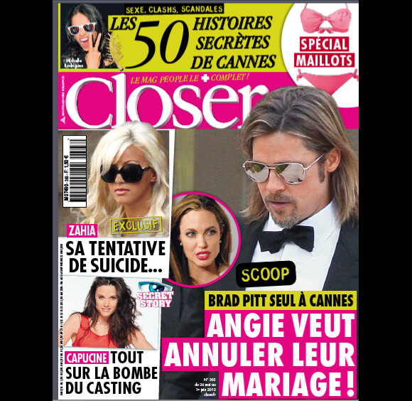 Le magazine Closer du samedi 26 mai 2012.