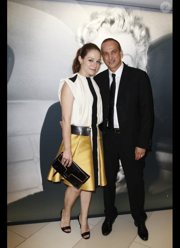 Emilie Dequenne et son compagnon Michel Ferracci lors de la remise des prix Un Certain Regard à Cannes le 26 mai 2012