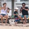 Patrick Dempsey en vacances avec sa femme Jillian et leurs enfants, à Saint-Barthelemy - mai 2012
