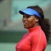 Serena Williams à l'entraînement à Roland-Garros le 24 mai 2012