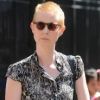 Les jeunes mariées, Cynthia Nixon et sa femme Christine Marinoni, se promènent à New York avec leur fils Max, et Charles, grand fils de Cynthia Nixon, le 29 mai 2012