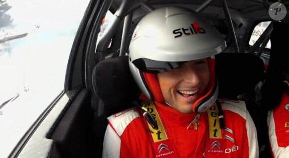 Olivier Giroud initié par Sébastien Loeb au cours d'une sortie bucolique à bord de la DS3 WRC de Citroën