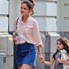 La superbe Katie Holmes et sa fille Suri à New York, le 30 mai 2012