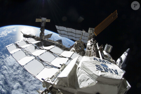 Une vue de la Station spatiale internationale, juillet 2011.