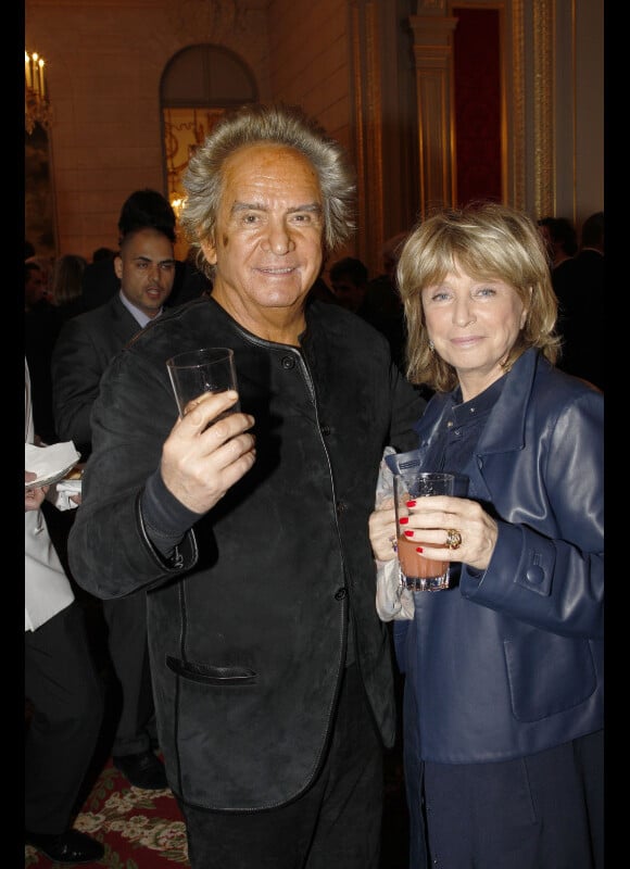 Danièle Thompson et Albert Koski, en mars 2012 à Paris.