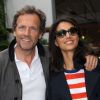Stéphane Freiss et sa femme Ursula le lundi 4 juin 2012 à Roland-Garros