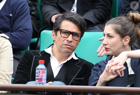 Ariel Wizman et Tania Bruna-Rosso le 4 juin 2012 à Roland-Garros