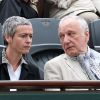 François Berléand et sa compagne Alexia Stresi le 4 juin 2012 à Roland-Garros
