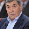 Eddy Merckx sur le tournage de Vivement dimanche, le mardi 5 juin 2012, à Paris. Emission diffusée le dimanche 10 juin 2012 sur France 2.