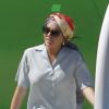 Lindsay Lohan, sur le tournage de Liz & Dick, à Los Angeles, le mardi 5 juin 2012.