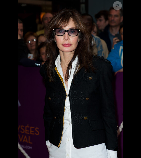 Anne Parillaud lors de la soirée d'ouverture du Champs-Elysées Film Festival, à Paris le 6 juin 2012.