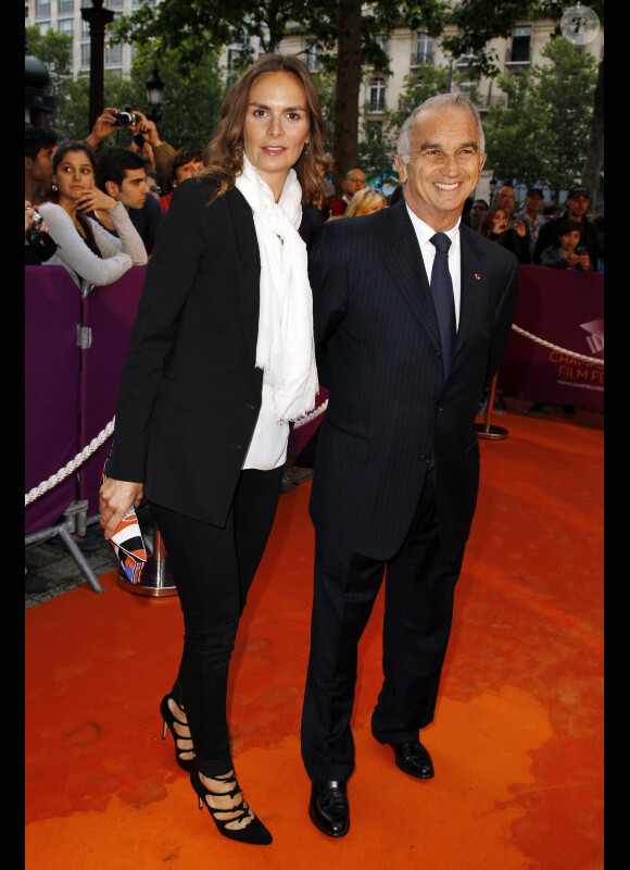 Alain Terzian et Brune de Margerie lors de la soirée d'ouverture du Champs-Elysées Film Festival, à Paris le 6 juin 2012.