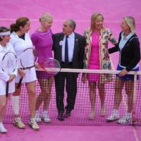 Roland-Garros ose le rose pour les femmes sous les yeux de Martina Navratilova