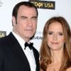 John Travolta et Kelly Preston à Los Angeles, le 14 janvier 2012.