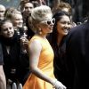Lady Gaga arrive à son hôtel, à Auckland, le 5 juin 2012.