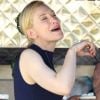 Cate Blanchett sur le tournage de Knight of Cups de Terrence Malick, à Los Angeles le 9 juin 2012.