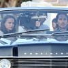 Natalie Portman et Christian Bale sur le tournage de Knight of Cups de Terrence Malick, à Los Angeles le 4 juin 2012.