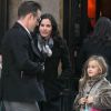 David Arquette, Courteney Cox et leur fille Coco en février 2012