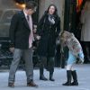 David Arquette, Courteney Cox et leur fille Coco en février 2012