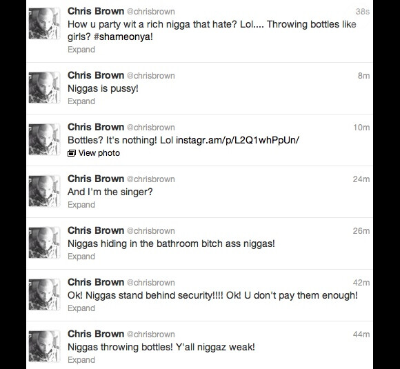 Tweets de Chris Brown du 14 juin 2012