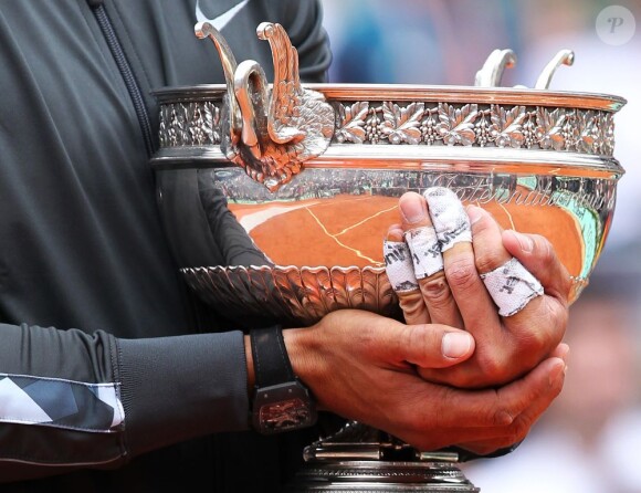 La fameuse montre de Rafael Nadal d'une valeur de 300 000 qui sera dérobée le soir-même, à Paris, le 11 juin 2012.