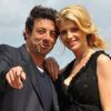Alice Taglioni et Patrick Bruel lors du photocall Paris - Manhattan, au Festival du film de Cabourg, le 16 juin 2012