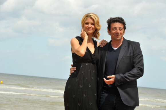Alice Taglioni et Patrick Bruel lors du photocall Paris - Manhattan, au Festival du film de Cabourg, le 16 juin 2012