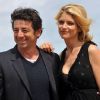 Alice Taglioni et Patrick Bruel lors du photocall Paris - Manhattan, au Festival du film de Cabourg, le 16 juin 2012