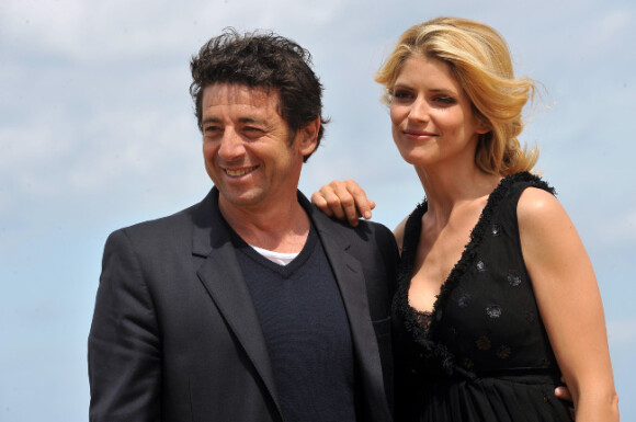 Alice Taglioni et Patrick Bruel lors du photocall Paris - Manhattan, au Festival du film de Cabourg, le 16 juin 2012
