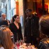 Kim Kardashian et Kanye West vont dîner au restaurant Ferdi, à Paris, le 17 juin 2012