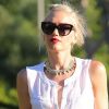 Gwen Stefani, ultra stylée comme toujours, célèbre la Fête des Pères en rendant visite à ses parents. Los Angeles, le 17 juin 2012.