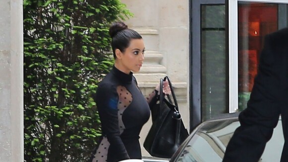 Kim Kardashian, sublime, pour une virée parisienne avec son Kanye West