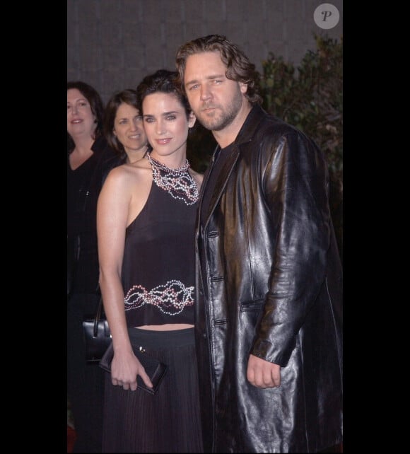 Jennifer Connelly et Russell Crowe à Los Angeles en décembre 2001