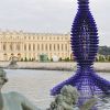 L'oeuvre Blue Champagne dans les fontaines de Versailles, vernissage de l'exposition Joana Vasconcelos au château de Versailles, le 18 juin 2012.