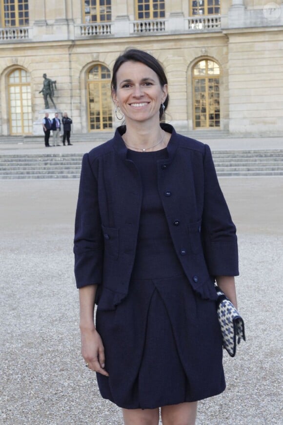 La ministre de la Culture Aurélie Filippetti au vernissage de l'exposition Joana Vasconcelos au château de Versailles, le 18 juin 2012.