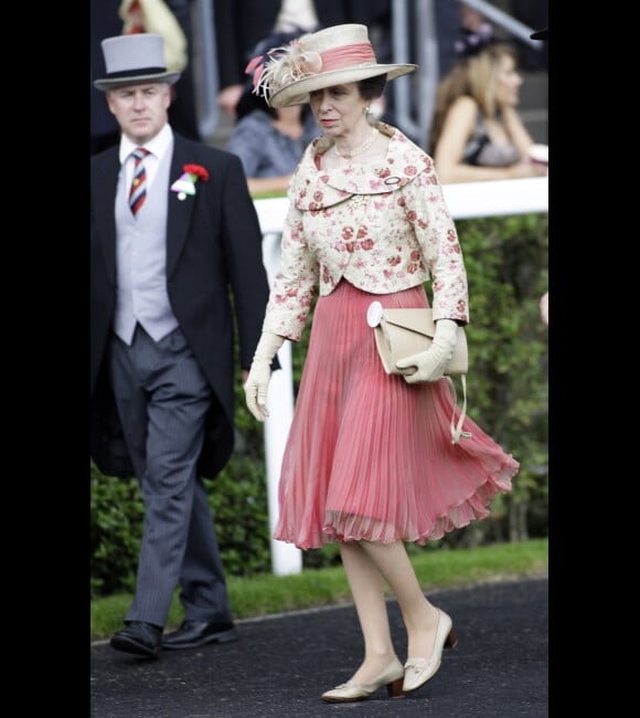 La princesse Anne lors de la seconde journée de la Royal Ascot à Ascot le 20 juin 2012