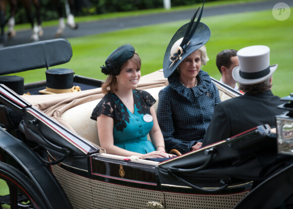 La princesse Eugénie lors de la première journée de la Royal Ascot à Ascot le 19 juin 2012