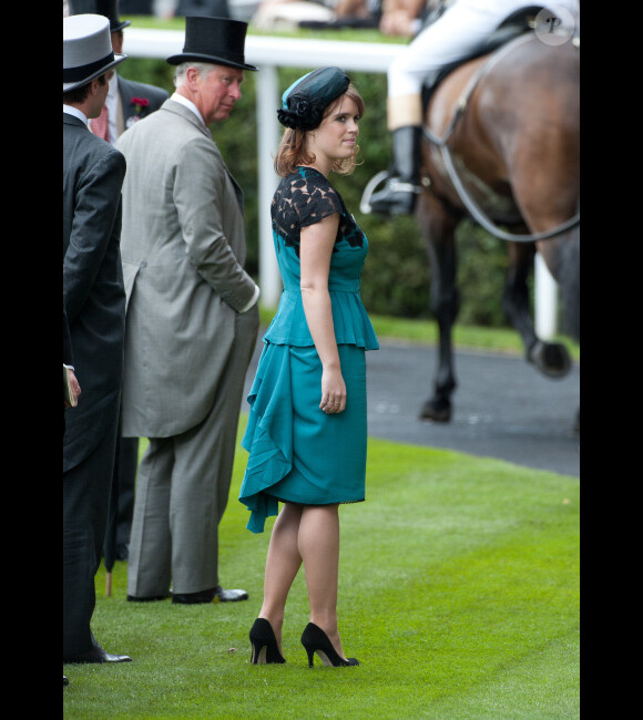 La princesse Eugénie lors de la première journée de la Royal Ascot à Ascot le 19 juin 2012