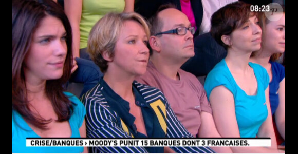 Ariane Massenet lors de la Matinale du 22 juin 2012 sur Canal +