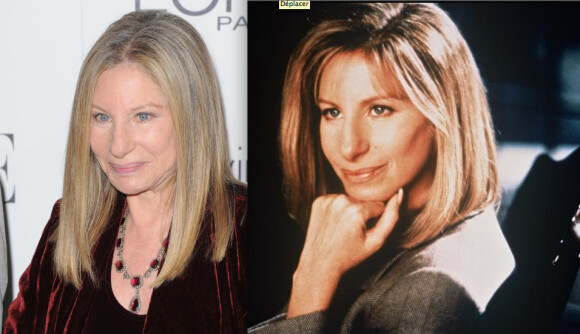 Barbra Streisand en octobre 2011 à Los Angeles / en 1993.