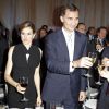 Letizia d'Espagne et son époux Felipe lors d'une soirée en leur honneur près de New York le 24 juin 2012