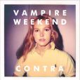 Kirsten Kennis sur la pochette de l'album  Contra  de Vampire Weekend, sorti en 2010.