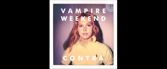 Kirsten Kennis sur la pochette de l'album Contra de Vampire Weekend, sorti en 2010.