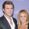 Miley Cyrus et Liam Hemsworth à la soirée organisée en l'honneur du jeune acteur par l'Australians In film, à Los Angeles, le 27 juin 2012.