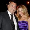 Jean-Marie Bigard et sa femme Lola Marois en février 2012 à Paris.