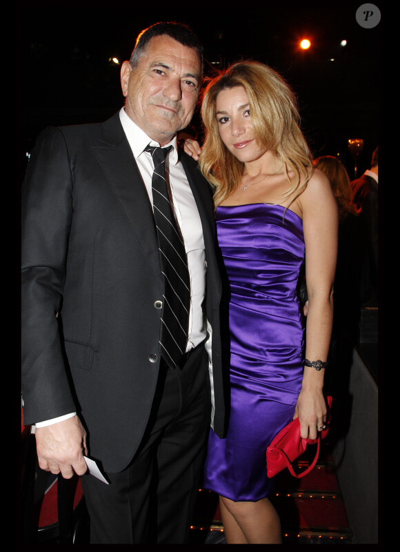Jean-Marie Bigard et sa femme Lola Marois en février 2012 à Paris.